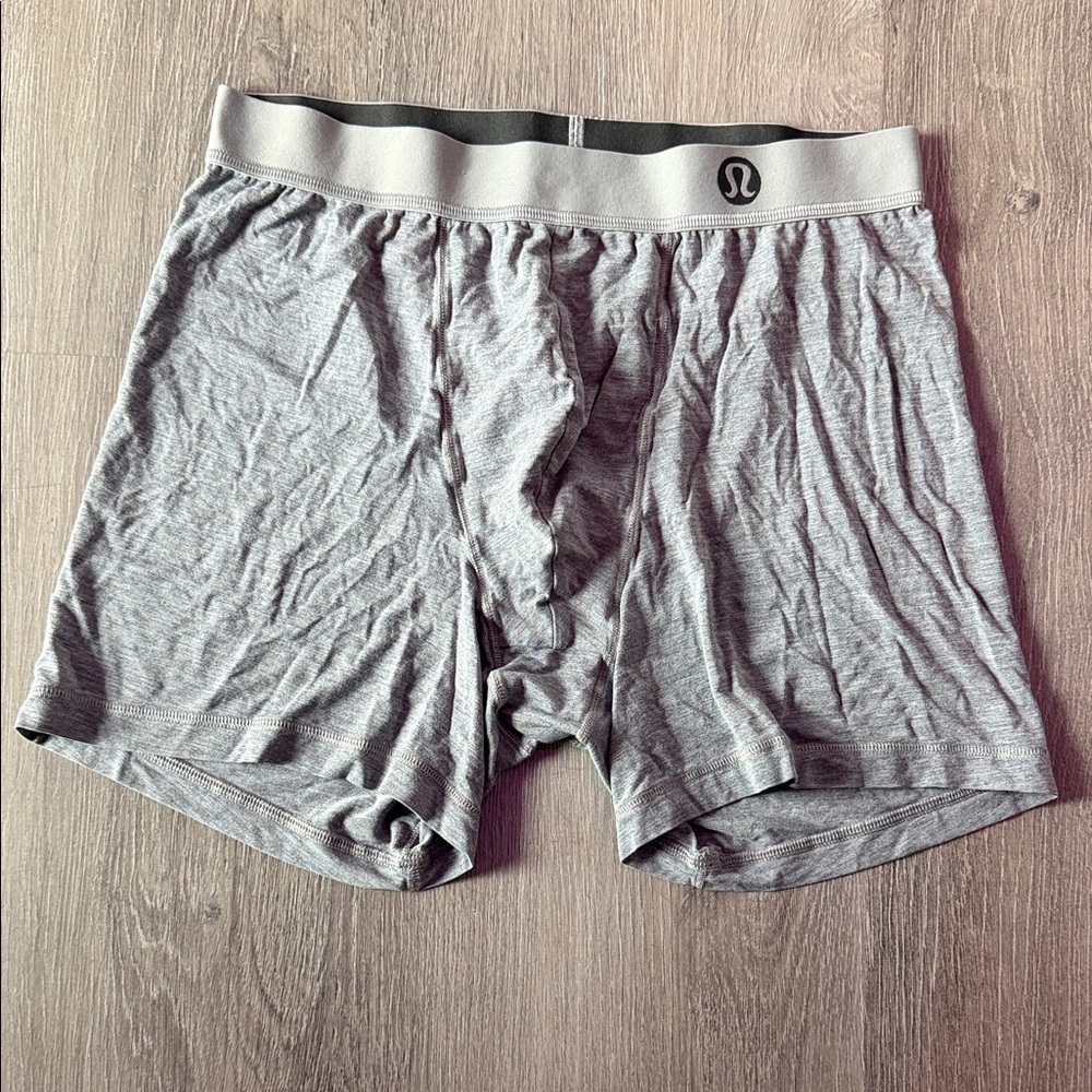lululemon athletica Light Gray Always in Motion 3 inch Boxer Briefs